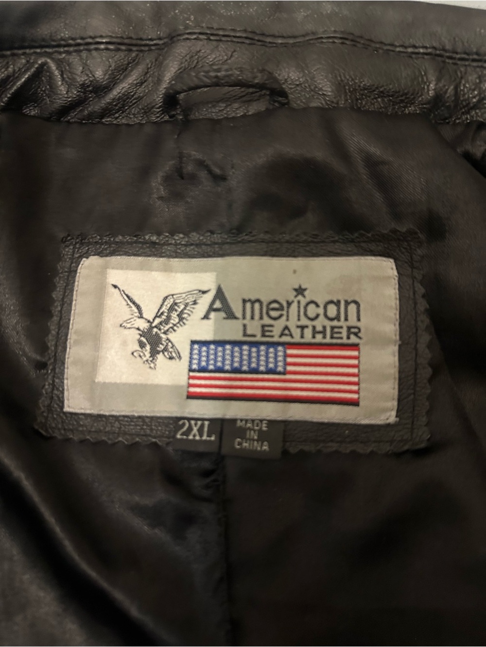 American Exchange Women's Black Leather Zip-Front Jacket - Picture 3 of 8